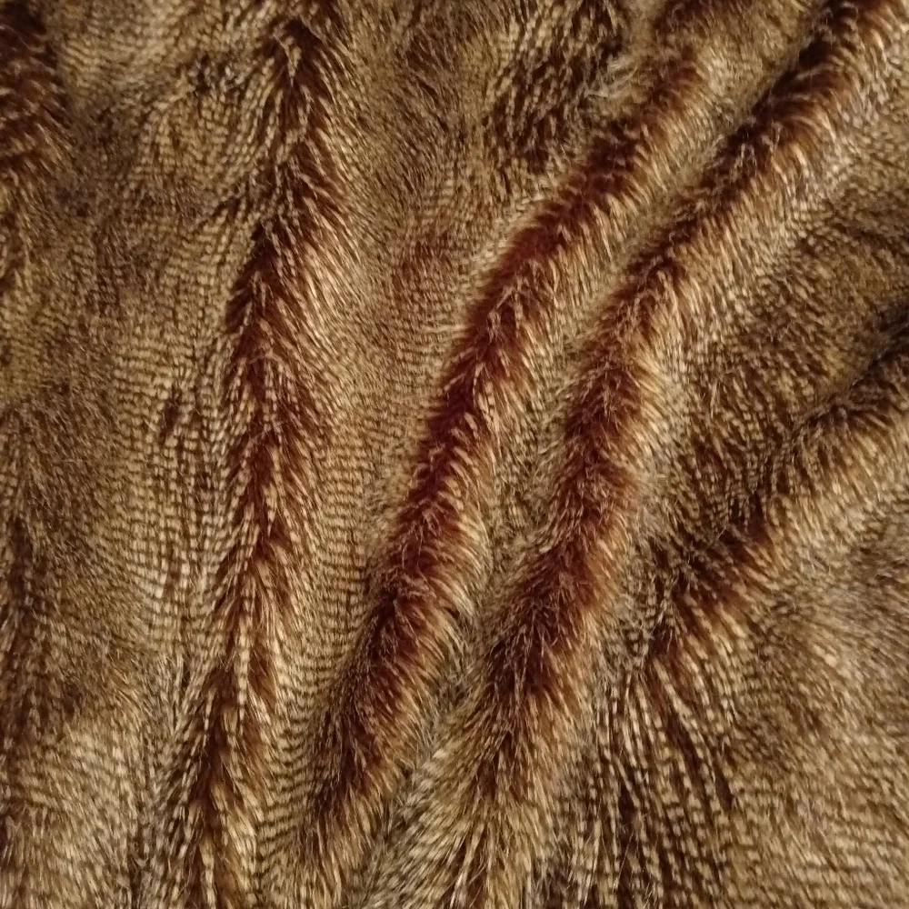 Williams-Sonoma Home Brown Owl Faux Feather Throw Blanket